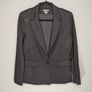 PURE AMICI • Ponte Black Rayon Blazer Size Medium
